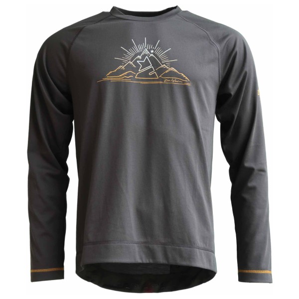 Zimtstern - Pureflowz Eco Shirt L/S - Radtrikot Gr XL grau von zimtstern