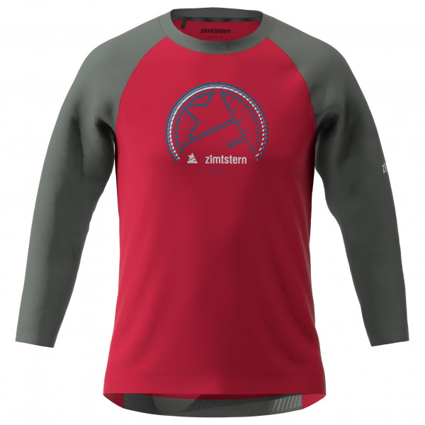 Zimtstern - Pureflowz Shirt 3/4 - Radtrikot Gr XL rot von zimtstern