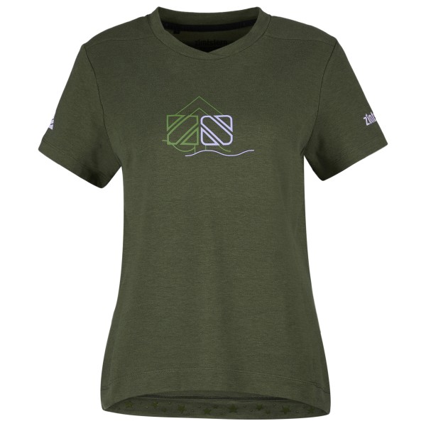 Zimtstern - Women's EcoFlowz Shirt S/S - Radtrikot Gr M oliv von zimtstern
