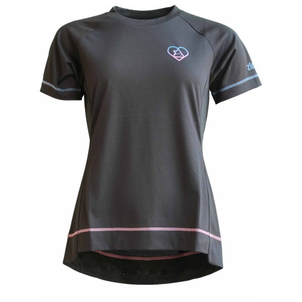 Zimtstern - Women's Pureflowz Eco Shirt S/S - Radtrikot Gr M grau von zimtstern