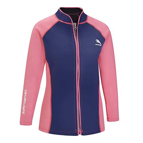 Neopren-Neoprenanzugjacke für Herren, 2 mm, Damen-Neoprenanzug, Oberteil, Reißverschluss vorne, lange Ärmel, Tauchanzug zum Schwimmen, Schnorcheln, Surfen, Kajakfahren, Kanufahren (Größe M, Damen Neopren-Neoprenanzugjacke für Herren, 2 mm, Damen-Neoprenanzug, Oberteil, Reißverschluss vorne, lange Ärmel, Tauchanzug zum Schwimmen, Schnorcheln, Surfen, Kajakfahren, Kanufahren (Größe M, Damen von ziyimaoyi