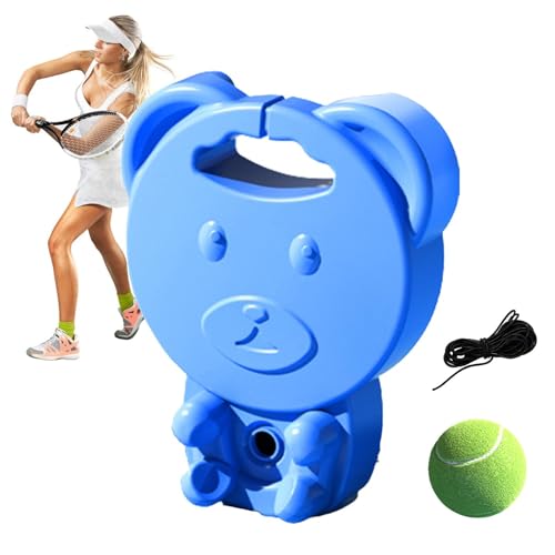 znutc Anfänger-Trainingsgerät, Trainingsausrüstung mit Saitenbällen - Tennis-Rebound-Ball | Anfänger-Tennissport-Übungs-Rebounder-Set für draußen, im Park, im Fitnessstudio, zu Hause von znutc