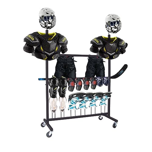 ztysn Hockey Gear Trockengestell – Eishockeyschlägerhalter, Feldhockey-Ausrüstungstrockner – großes Hockey-Display, Aufbewahrungsregal, Sport-Metall-Baumständer für Lacrosse (patentgeschützt) ztysn Hockey Gear Trockengestell – Eishockeyschlägerhalter, Feldhockey-Ausrüstungstrockner – großes Hockey-Display, Aufbewahrungsregal, Sport-Metall-Baumständer für Lacrosse (patentgeschützt) von ztysn