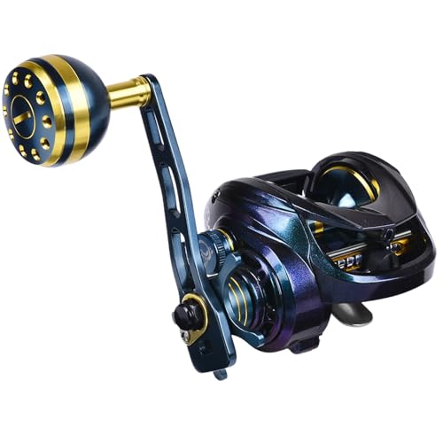 Baitcaster Reels for Fishing, High-Speed Baitcasting Fishing Reel, Anti-Erosion Baitcaster Reel for Freshwater, Smooth Baitcaster Fishing Reel, 7.2:1 Baitcaster Reel, Baitcasting Reel with 17.6 LB von zwxqe