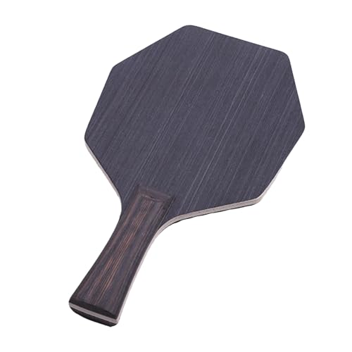 Hex Shape Tischtennisschläger | Eckiger Tischtennisschläger | Hex Design Ping Pong Paddel, Polygon Ping Pong Schläger, Grip Ping Pong Schläger, Sechseckiges Tischtennispaddel für Turnier und Training von zwxqe