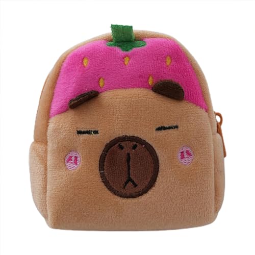 Multifunktionale Geldtasche, lustige Cartoon-Geldbörse, niedlicher Plüsch-Geldbeutel, flauschiger Geldhalter, Capybara-Thema, tragbare Organisationstasche, bezaubernder Geldhalter für Kinder und Multifunktionale Geldtasche, lustige Cartoon-Geldbörse, niedlicher Plüsch-Geldbeutel, flauschiger Geldhalter, Capybara-Thema, tragbare Organisationstasche, bezaubernder Geldhalter für Kinder und von zwxqe