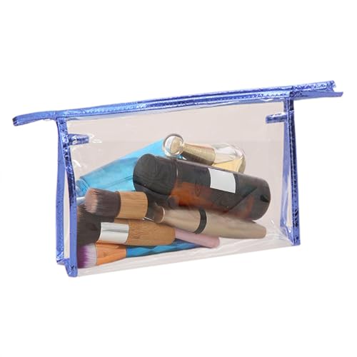 Wasserdichte Kosmetiktasche, Reise-Kulturbeutel, tragbarer Make-up-Koffer, Reise-Aufbewahrungstasche, Reißverschluss, Kosmetik-Organizer, Make-up-Tasche für Reisen, transparenter Kulturbeutel, von zwxqe