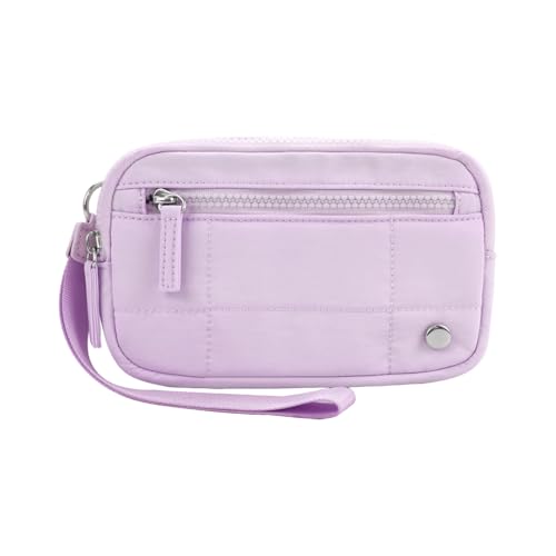 zwxqe Handgelenk-Geldbörse für Damen, tragbare Clutch-Geldbörse, Kleingeldhalter, Handy-Organizer, Geldbörse, Reißverschluss, Münzgeldbörse, Damen-Armband für Reisen, kompakte Clutch, von zwxqe