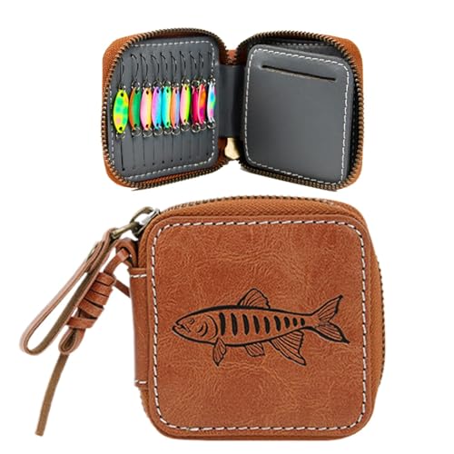 zwxqe Köderaufbewahrung, Bindertasche, wasserdichte Köder-Tackle-Tasche, tragbarer Filzfliegentrockner, multifunktionale Binder-Tackle-Tasche, wasserdichte Köder-Tackle-Tasche mit Filzfliegentrockner von zwxqe