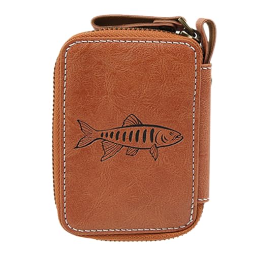 zwxqe Köderaufbewahrung, Bindertasche, wasserdichte Köder-Tackle-Tasche, tragbarer Filzfliegentrockner, multifunktionale Binder-Tackle-Tasche, wasserdichte Köder-Tackle-Tasche mit Filzfliegentrockner von zwxqe